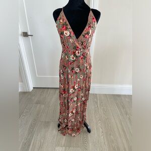 Lulus floral maxi dress